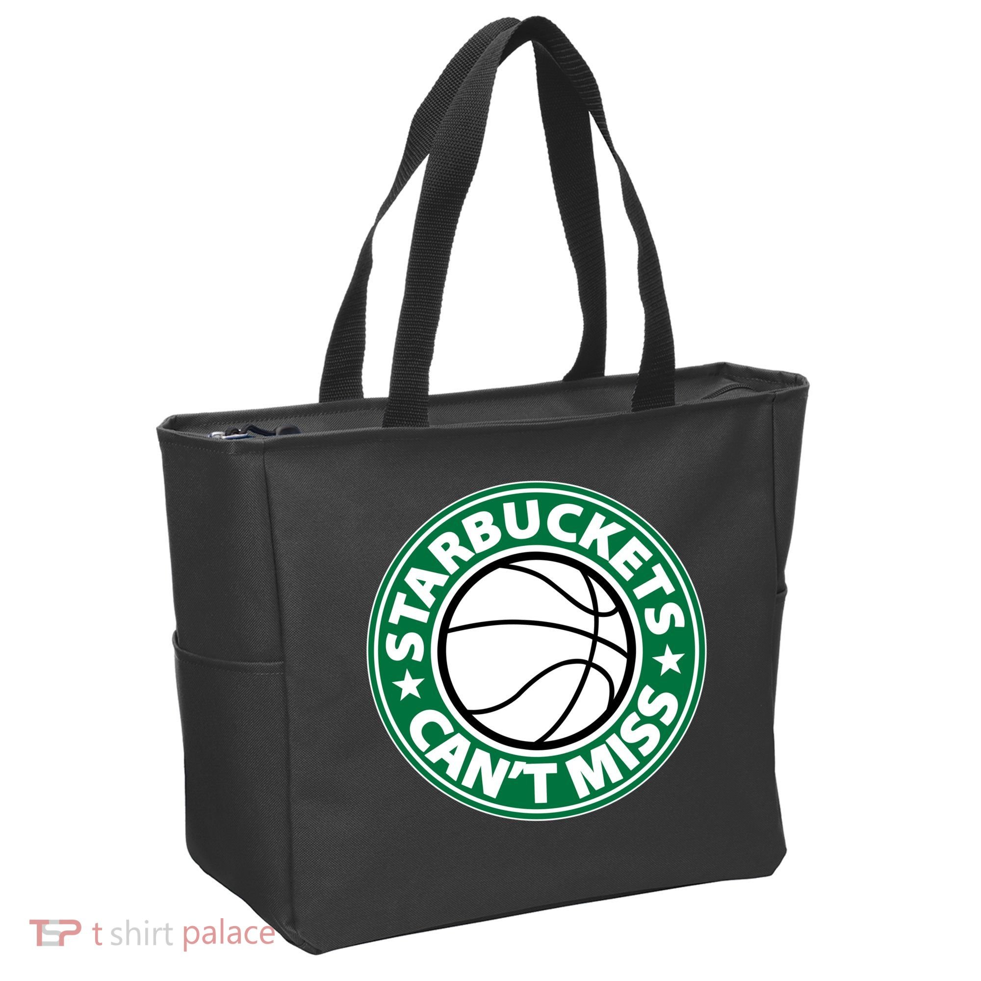 Starbuckets Can't Miss Basketball Tote Bag