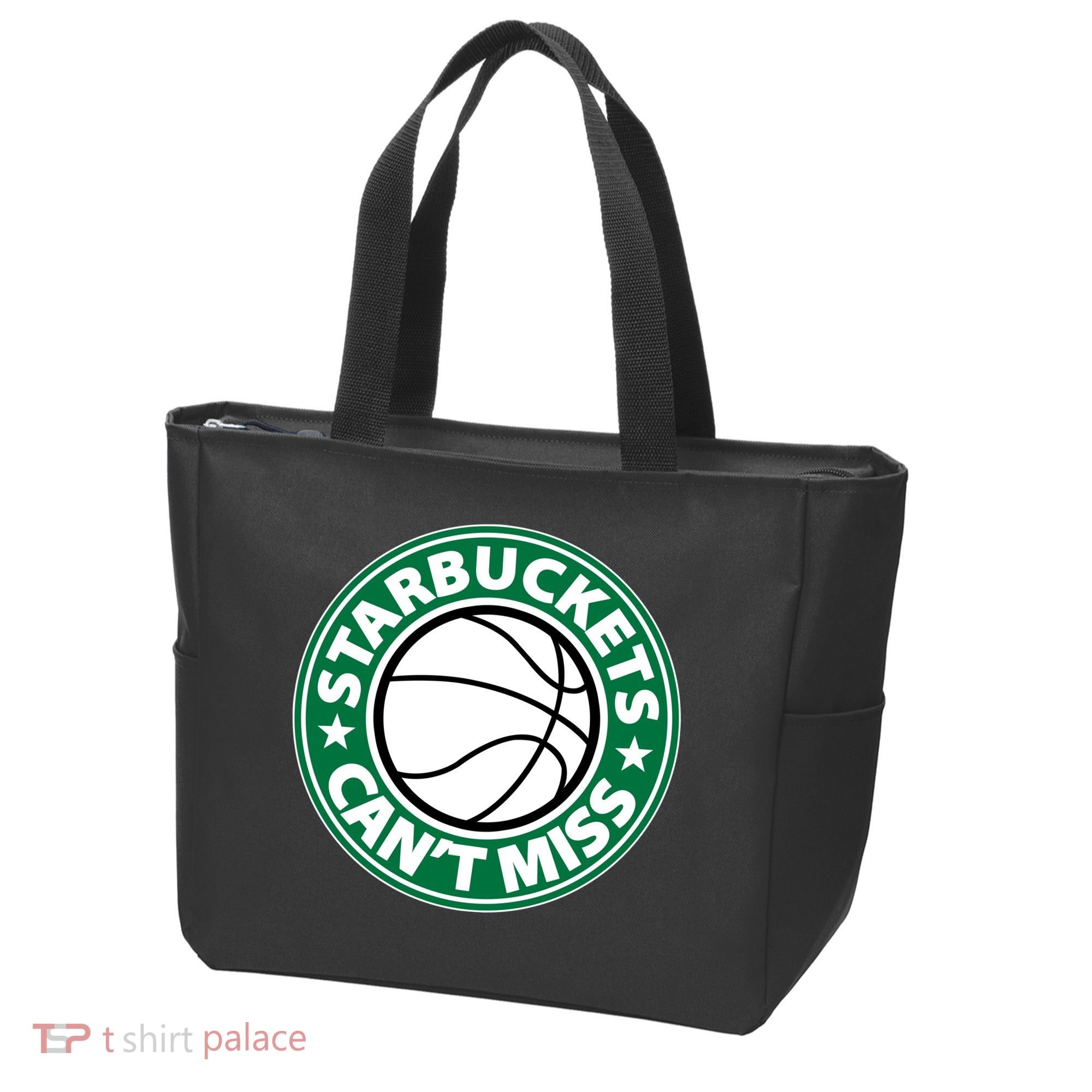Starbuckets Can't Miss Basketball Tote Bag