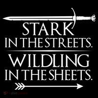 Stark In The Streets Wildling In The Sheets Mousepad thumb 1