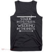 Stark In The Streets Wildling In The Sheets Tank Top thumb 0