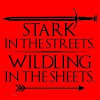Stark In The Streets Wildling In The Sheets Santa Hat thumb 1