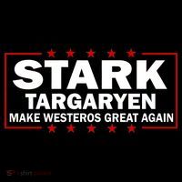 Stark Targaryen Make Westeros Great Again Ornament thumb 1