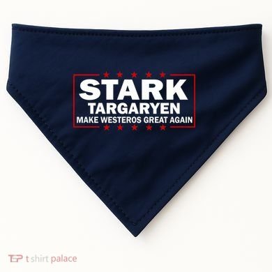 Stark Targaryen Make Westeros Great Again USA-Made Doggie Bandana