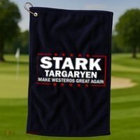 Stark Targaryen Make Westeros Great Again Golf Towel thumb 1