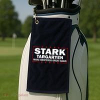 Stark Targaryen Make Westeros Great Again Golf Towel thumb 2