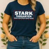 Stark Targaryen Make Westeros Great Again Women's T-Shirt thumb 2