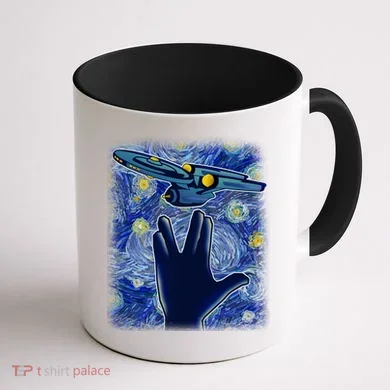 Starry Flight Coffee Mug back