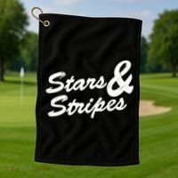Stars And Stripes Golf Towel thumb 1