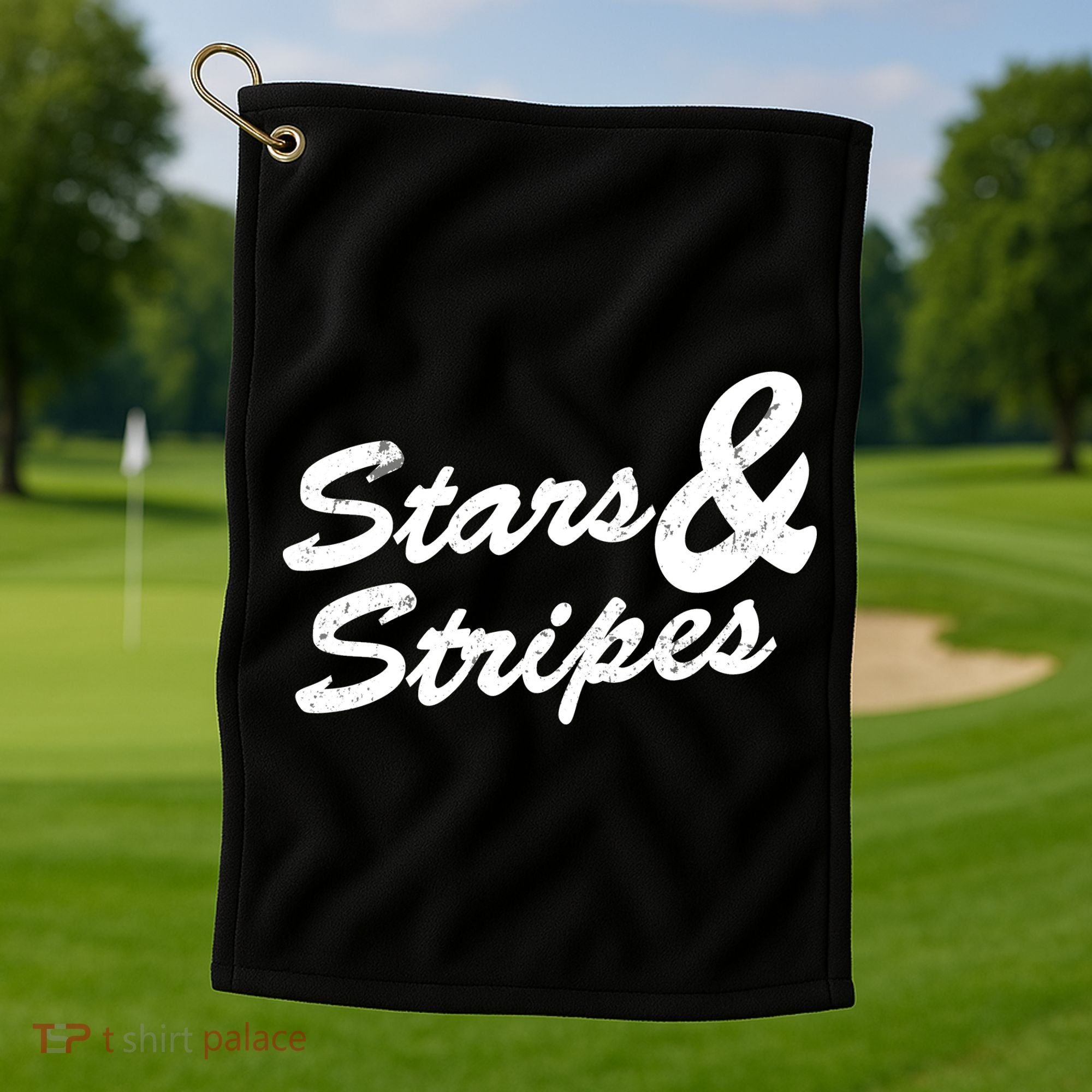 Stars And Stripes Golf Towel