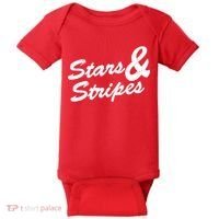 Stars And Stripes Baby Bodysuit thumb 0