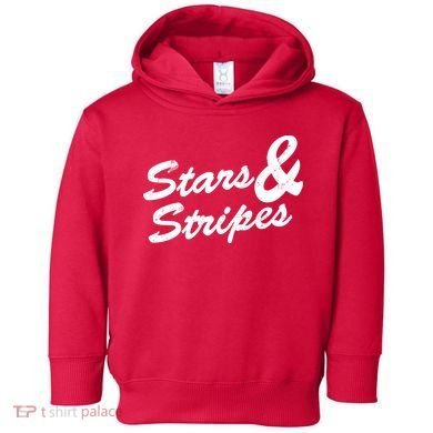 Stars And Stripes Toddler Hoodie