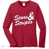 Stars And Stripes Women's Long Sleeve Shirt thumb 0