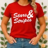 Stars And Stripes Women's T-Shirt thumb 2