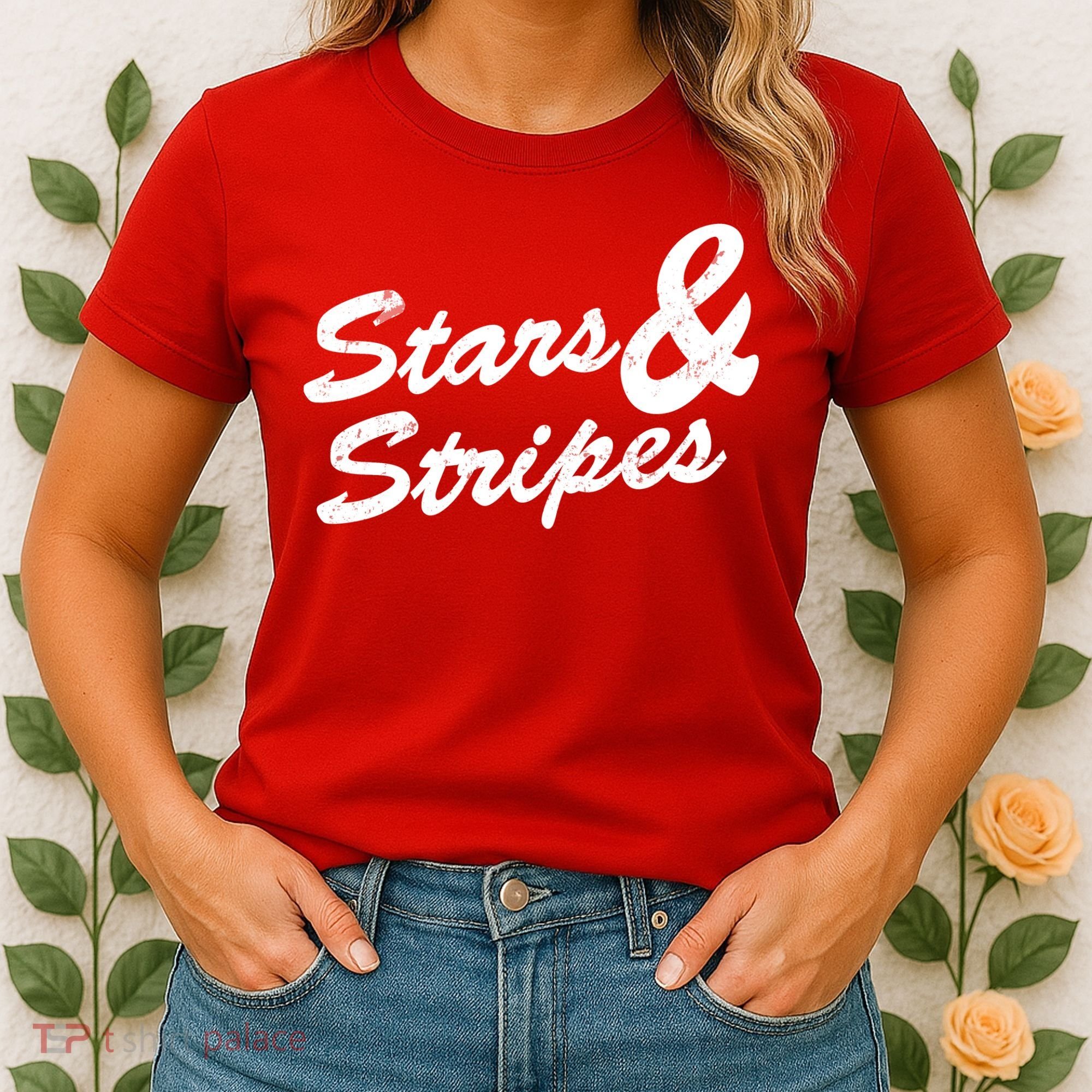 Stars And Stripes Women's T-Shirt