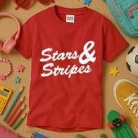 Stars And Stripes Kids T-Shirt thumb 3