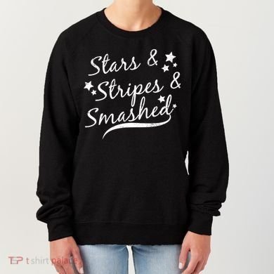 Stars Stripes And Smashed Women's Sweatshirt