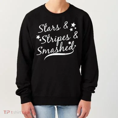 Stars Stripes And Smashed Women's Sweatshirt