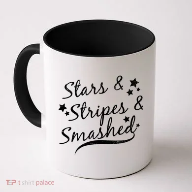 Stars Stripes And Smashed Coffee Mug