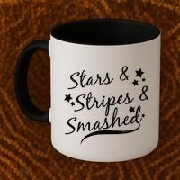 Stars Stripes And Smashed Coffee Mug thumb 2