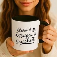 Stars Stripes And Smashed Coffee Mug thumb 3