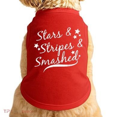 Stars Stripes And Smashed Doggie Tank