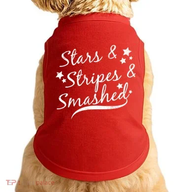 Stars Stripes And Smashed Doggie Tank