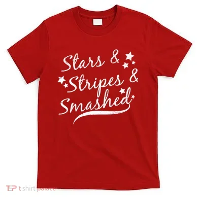 Stars Stripes And Smashed T-Shirt