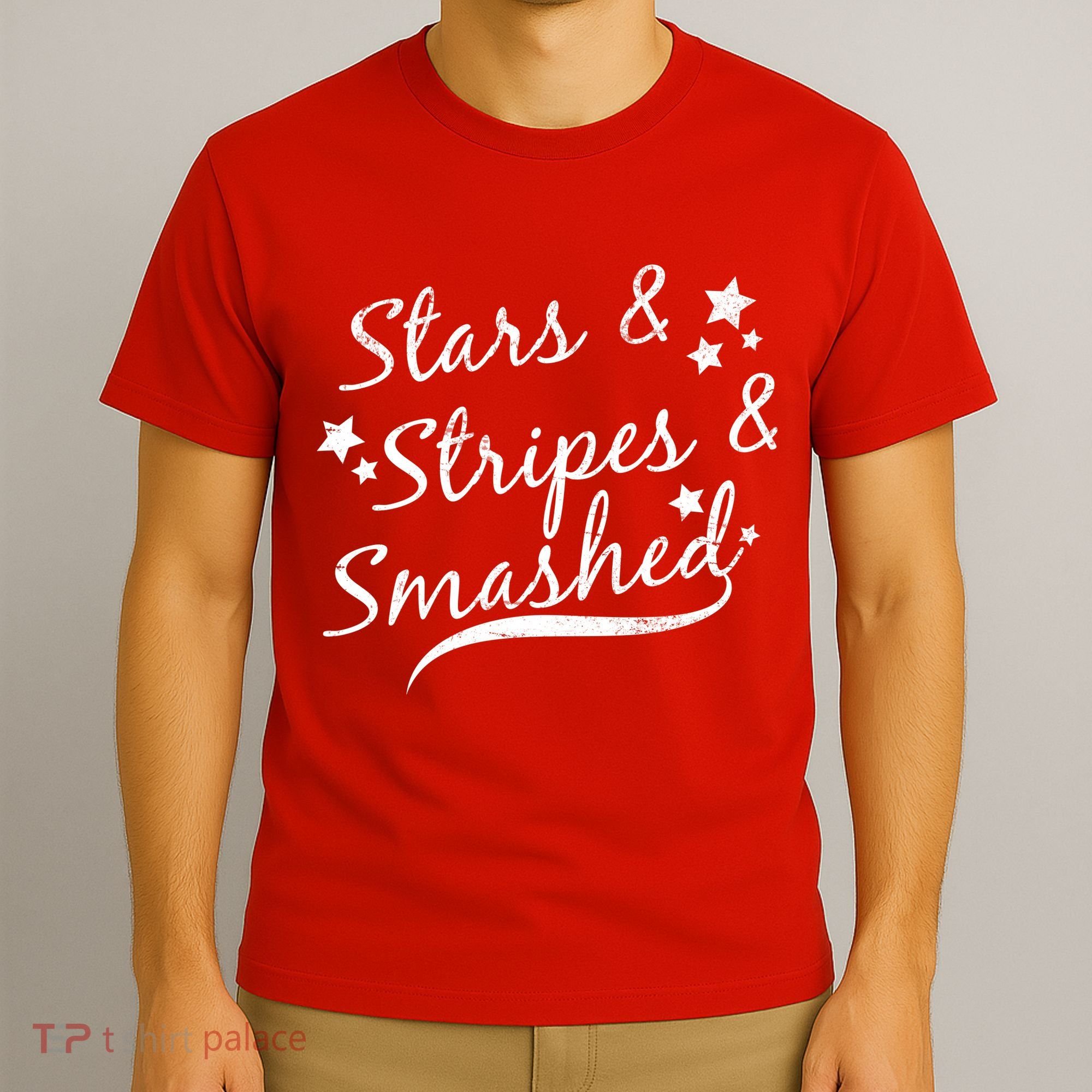 Stars Stripes And Smashed T-Shirt