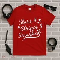 Stars Stripes And Smashed T-Shirt thumb 5