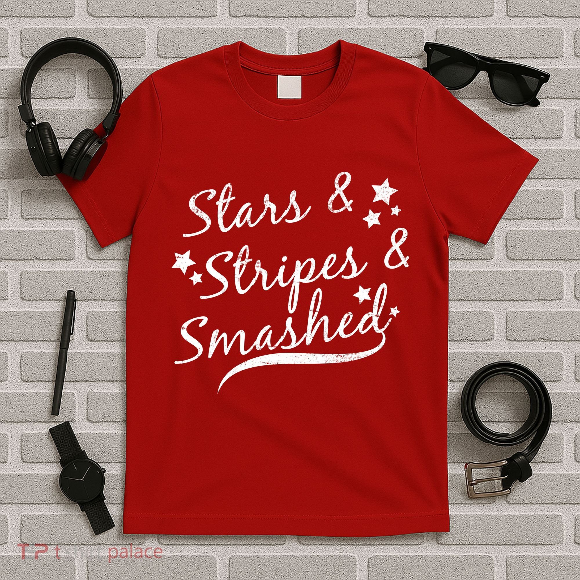 Stars Stripes And Smashed T-Shirt