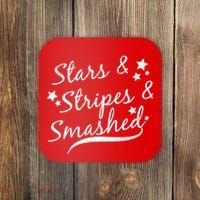 Stars Stripes And Smashed Coaster thumb 0