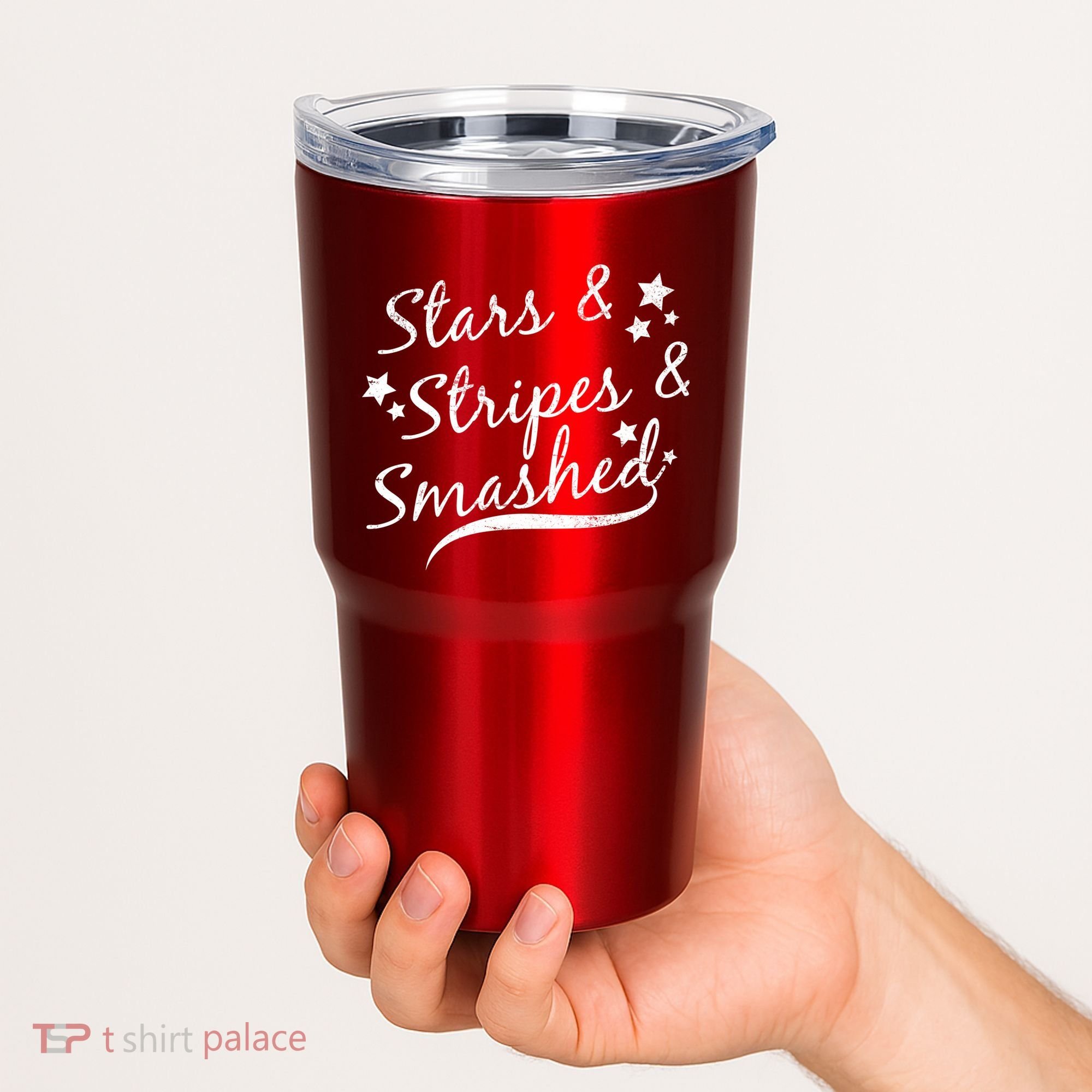 Stars Stripes And Smashed Tumbler