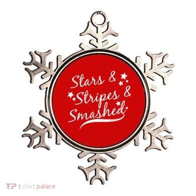 Stars Stripes And Smashed Ornament