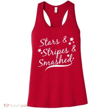 Stars Stripes And Smashed Women's Tank Top