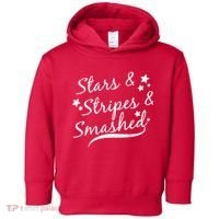 Stars Stripes And Smashed Toddler Hoodie thumb 0