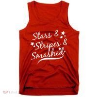 Stars Stripes And Smashed Tank Top thumb 0