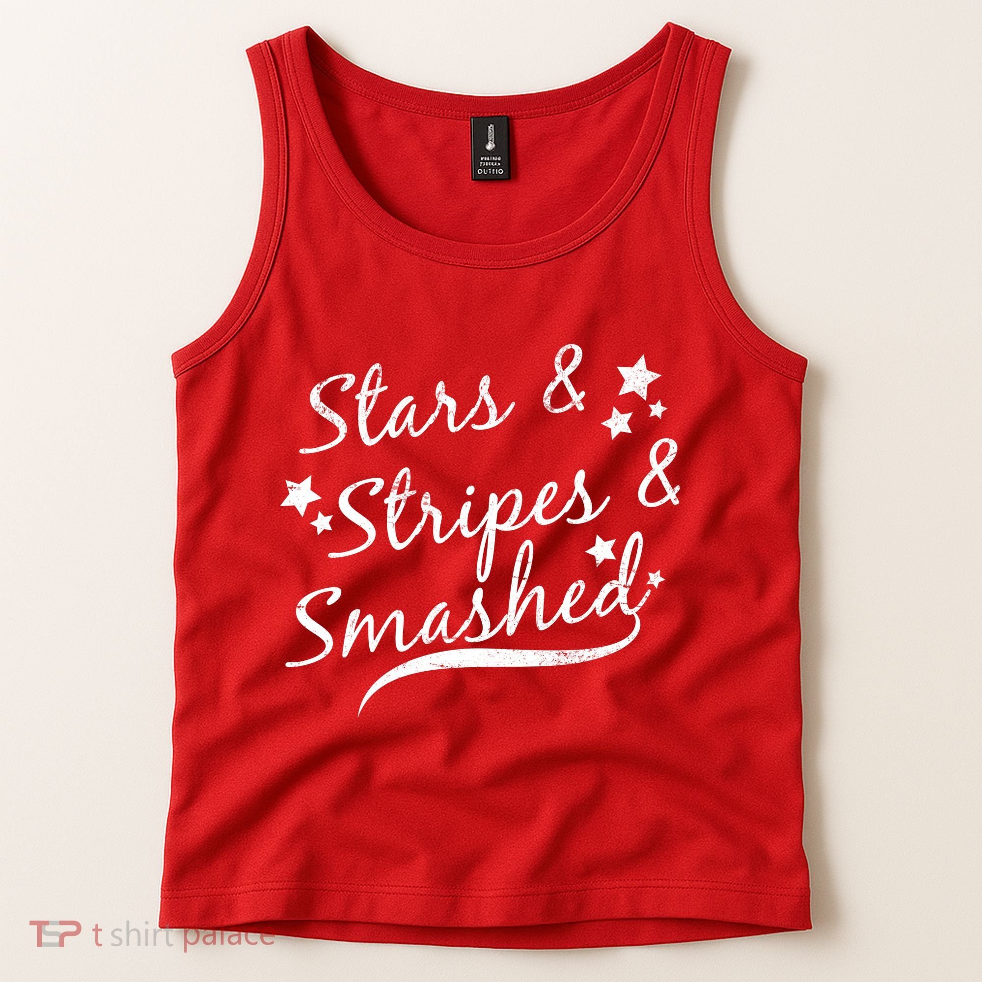 Stars Stripes And Smashed Tank Top