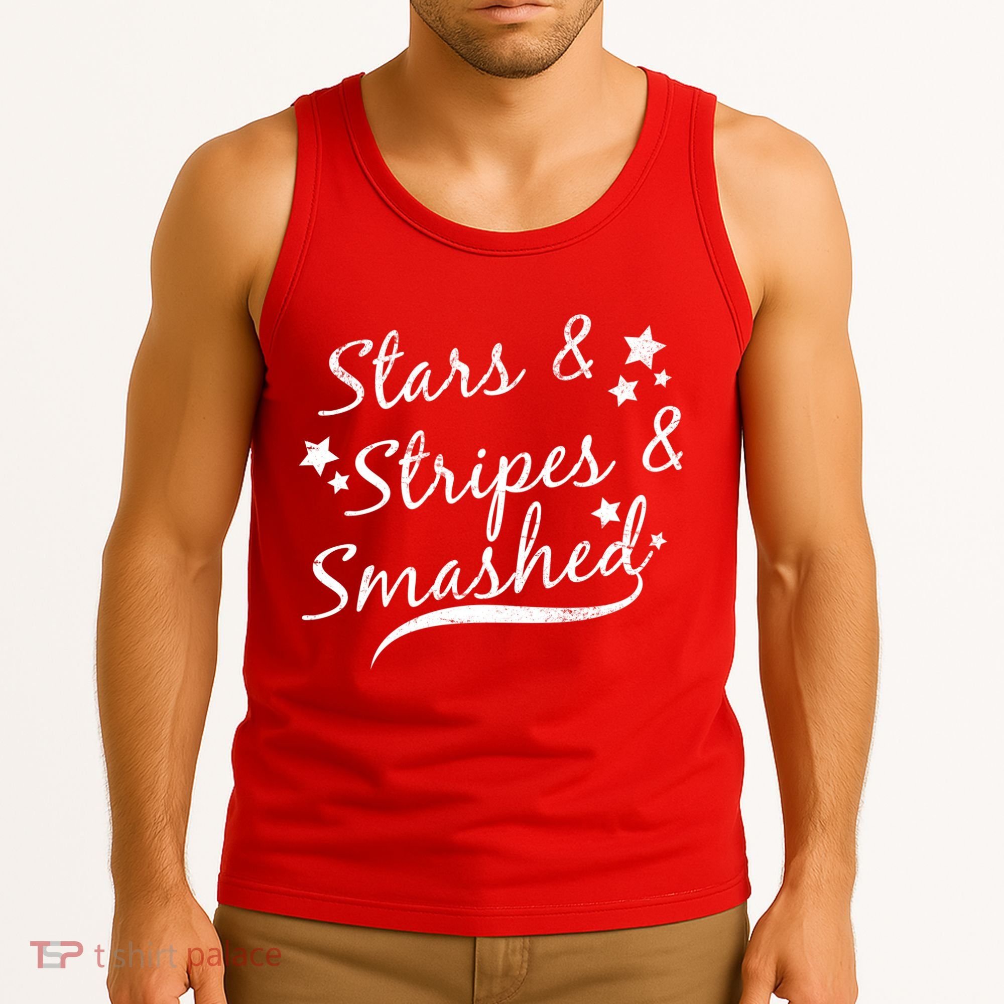 Stars Stripes And Smashed Tank Top