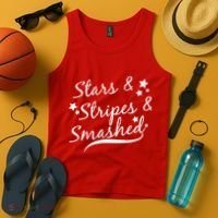 Stars Stripes And Smashed Tank Top thumb 4