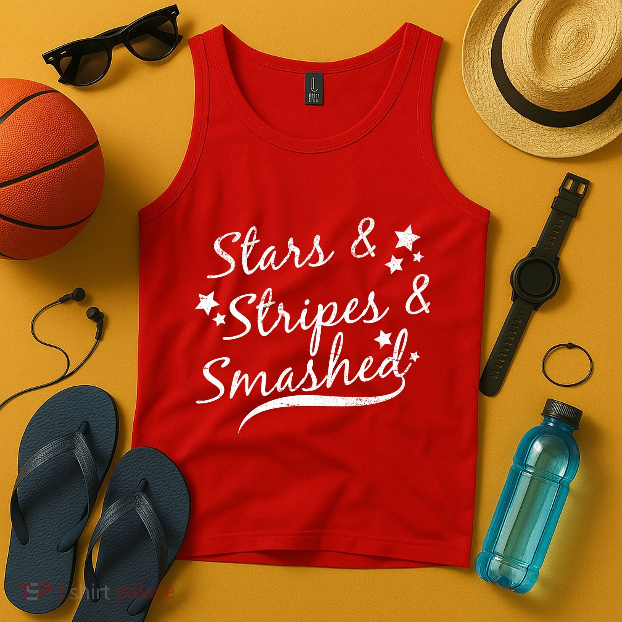 Stars Stripes And Smashed Tank Top