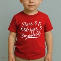 Stars Stripes And Smashed Toddler T-Shirt thumb 2