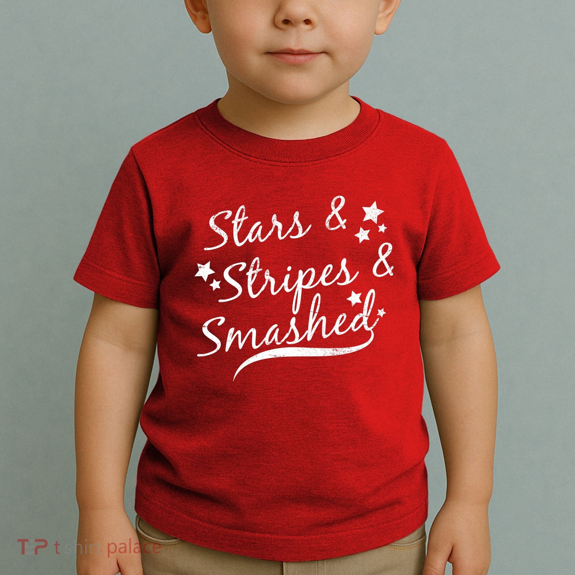 Stars Stripes And Smashed Toddler T-Shirt