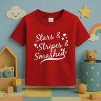 Stars Stripes And Smashed Toddler T-Shirt thumb 3