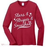 Stars Stripes And Smashed Women's Long Sleeve Shirt thumb 0