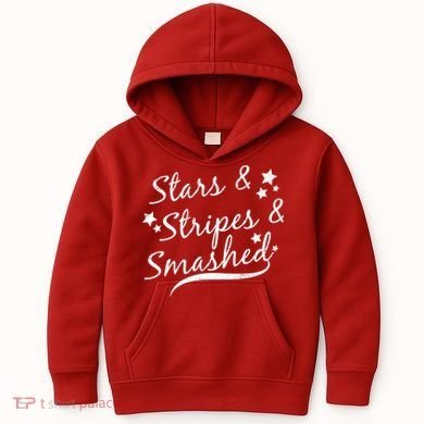 Stars Stripes And Smashed Kids Hoodie