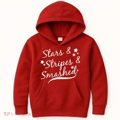 Stars Stripes And Smashed Kids Hoodie