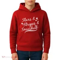 Stars Stripes And Smashed Kids Hoodie thumb 4