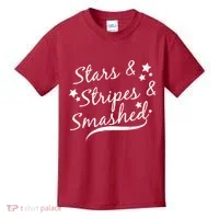 Stars Stripes And Smashed Kids T-Shirt thumb 0