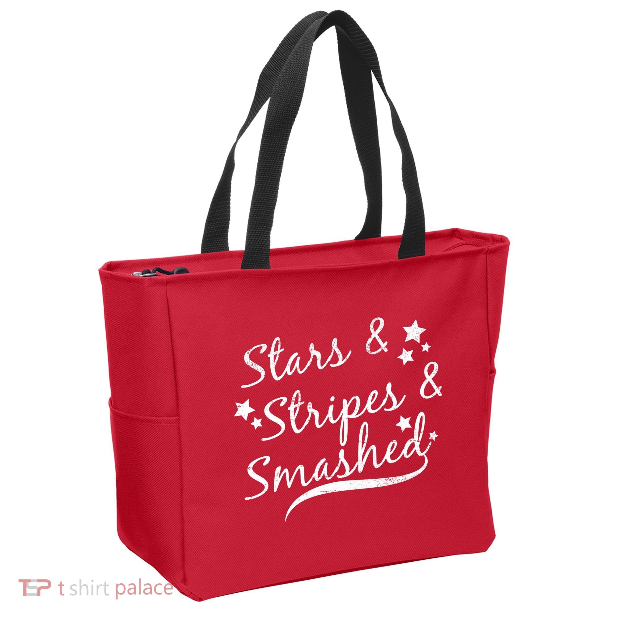 Stars Stripes And Smashed Tote Bag