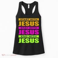 Start Stay End With Jesus Women's Tank Top thumb 0
